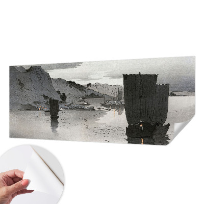 Otroška fototapeta z motivom večernega zaliva