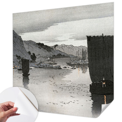 Otroška fototapeta z motivom večernega zaliva
