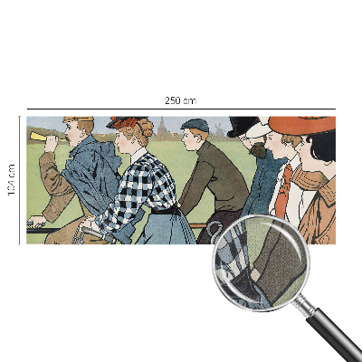 Samolepilna fototapeta Starinski kolesarji