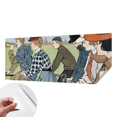 Samolepilna fototapeta Starinski kolesarji