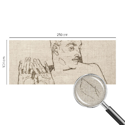 Samolepilna fototapeta za spalnico z izrazitim značajem
