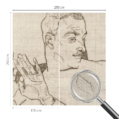 Samolepilna fototapeta za spalnico Izrazit značaj