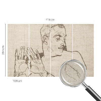 Samolepilna fototapeta za spalnico z izrazitim značajem