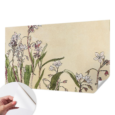 Samolepilna fototapeta za dnevno sobo Cvetlična eleganca