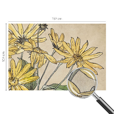 3D fototapeta Akvarelne rože