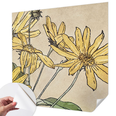 3D fototapeta Akvarelne rože