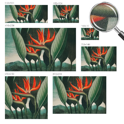 Samolepilna fototapeta z motivom eksotičnega cvetja