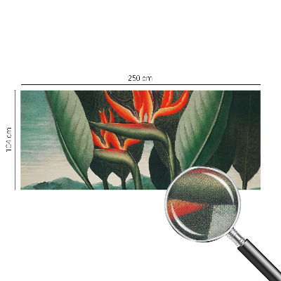 Samolepilna fototapeta z motivom eksotičnega cvetja