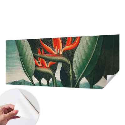 Samolepilna fototapeta z motivom eksotičnega cvetja