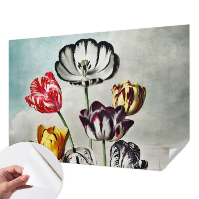 Fototapeta za otroško sobo Barviti tulipani