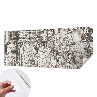 Otroška fototapeta z motivom cvetličnih portretov
