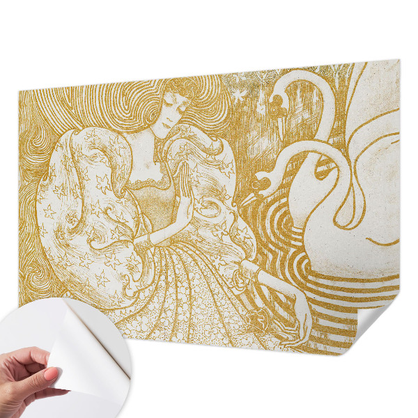 Samolepilna fototapeta za spalnico Ženstvena eleganca