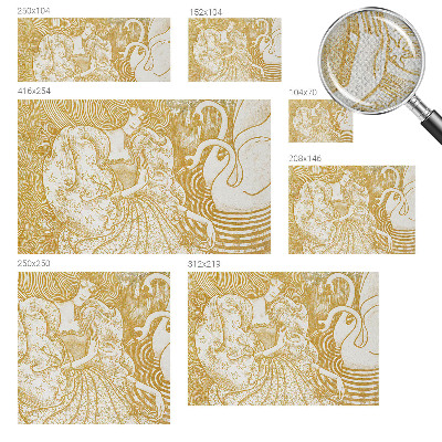 Samolepilna fototapeta za spalnico Ženstvena eleganca