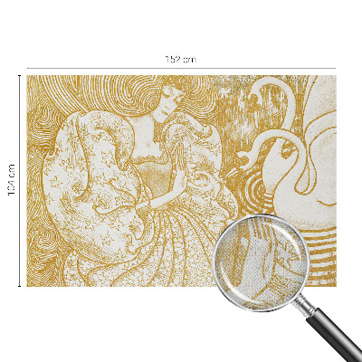 Samolepilna fototapeta za spalnico Ženstvena eleganca