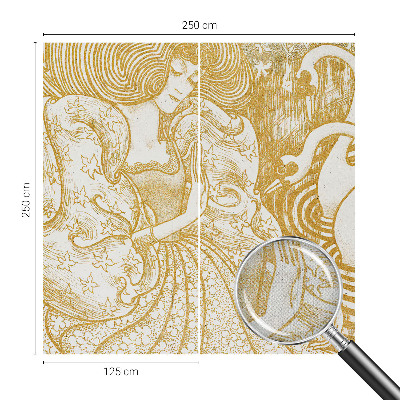 Samolepilna fototapeta za spalnico Ženstvena eleganca