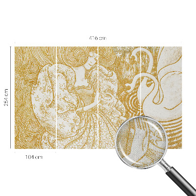 Samolepilna fototapeta za spalnico Ženstvena eleganca