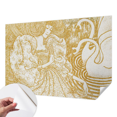 Samolepilna fototapeta za spalnico Ženstvena eleganca