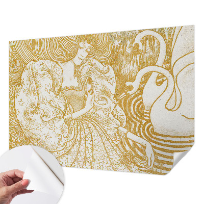 Samolepilna fototapeta za spalnico Ženstvena eleganca