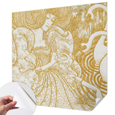 Samolepilna fototapeta za spalnico Ženstvena eleganca