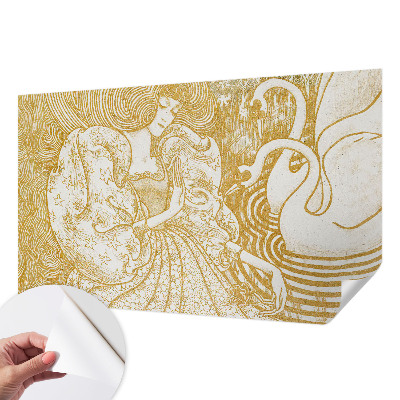 Samolepilna fototapeta za spalnico Ženstvena eleganca