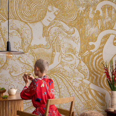 Samolepilna fototapeta za spalnico Ženstvena eleganca