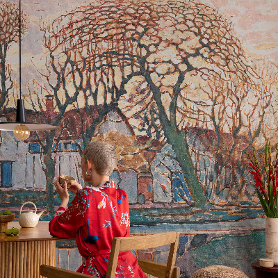 Samolepilna fototapeta Idilična pokrajina