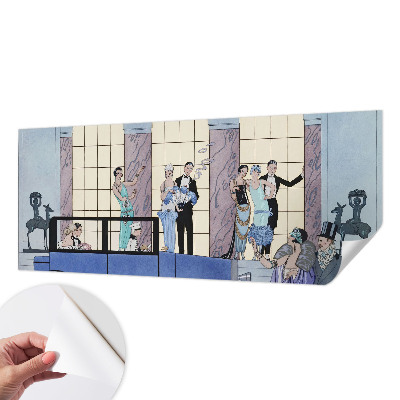 Otroška fototapeta z motivom art decó
