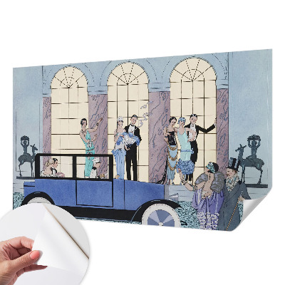 Otroška fototapeta z motivom art decó