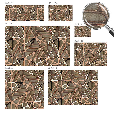 3D fototapeta z geometrijskim vzorcem