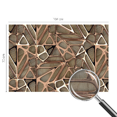 3D fototapeta z geometrijskim vzorcem