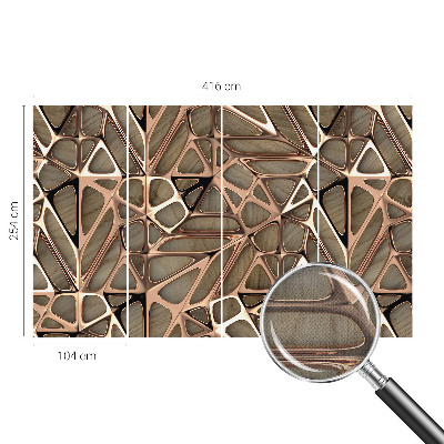 3D fototapeta z geometrijskim vzorcem
