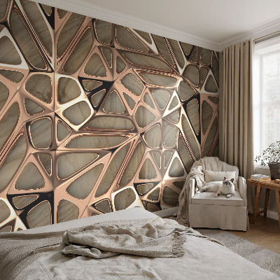 3D fototapeta z geometrijskim vzorcem