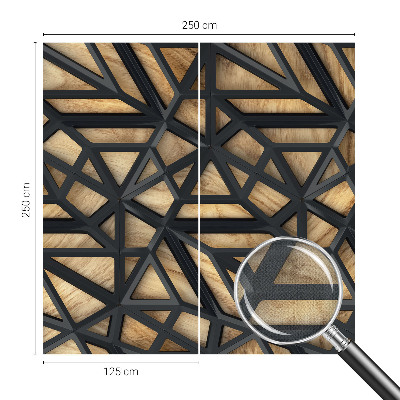 Fototapeta za otroško sobo z geometrijskim vzorcem povezav