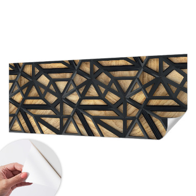 Fototapeta za otroško sobo z geometrijskim vzorcem povezav