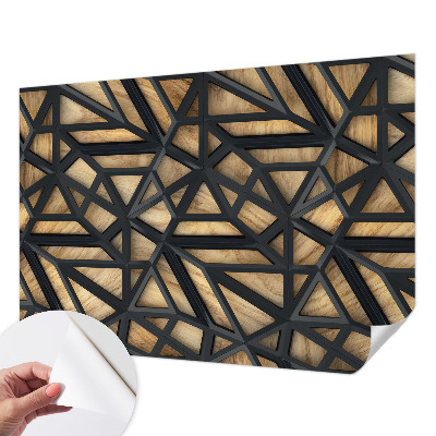 Fototapeta za otroško sobo z geometrijskim vzorcem povezav
