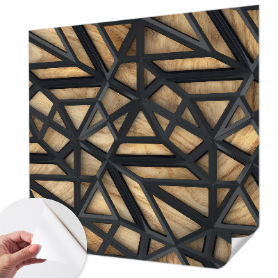 Fototapeta za otroško sobo z geometrijskim vzorcem povezav