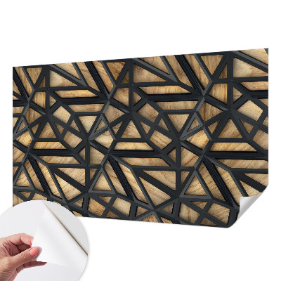 Fototapeta za otroško sobo z geometrijskim vzorcem povezav