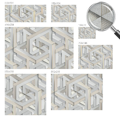 Samolepilna fototapeta Iluzorne oblike