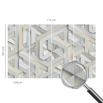 Samolepilna fototapeta z motivom iluzornih oblik