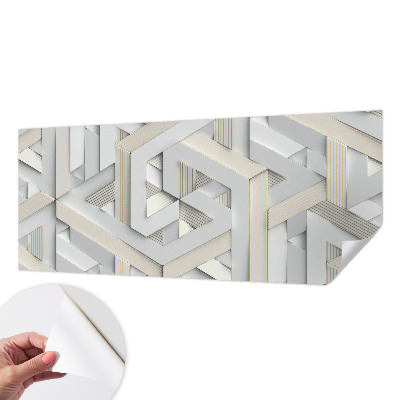 Samolepilna fototapeta z motivom iluzornih oblik