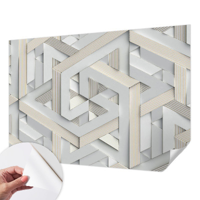 Samolepilna fototapeta z motivom iluzornih oblik