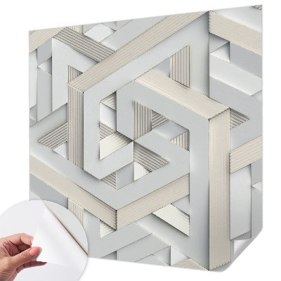 Samolepilna fototapeta z motivom iluzornih oblik