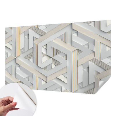 Samolepilna fototapeta z motivom iluzornih oblik