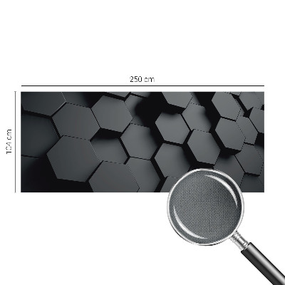 Otroška fototapeta z 3D šesterokotniki