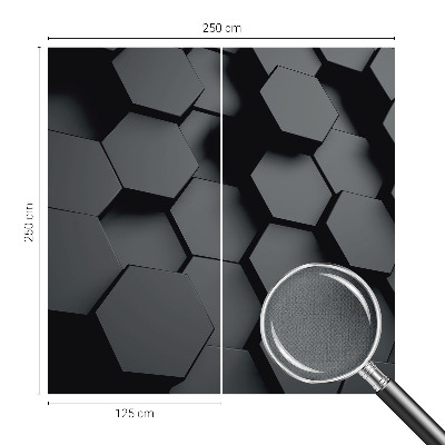 Otroška fototapeta z 3D šesterokotniki