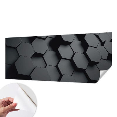 Otroška fototapeta z 3D šesterokotniki