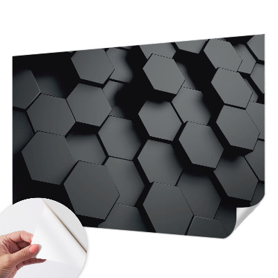 Otroška fototapeta z 3D šesterokotniki