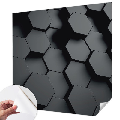 Otroška fototapeta 3D šesterokotniki