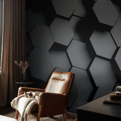 Otroška fototapeta 3D šesterokotniki