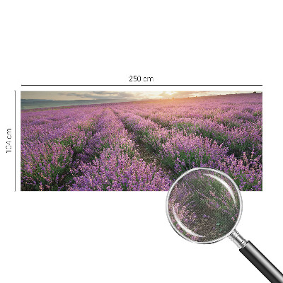 Samolepilna fototapeta za spalnico z motivom polj sivke
